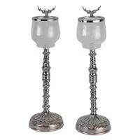 شمعدان نقره ای 