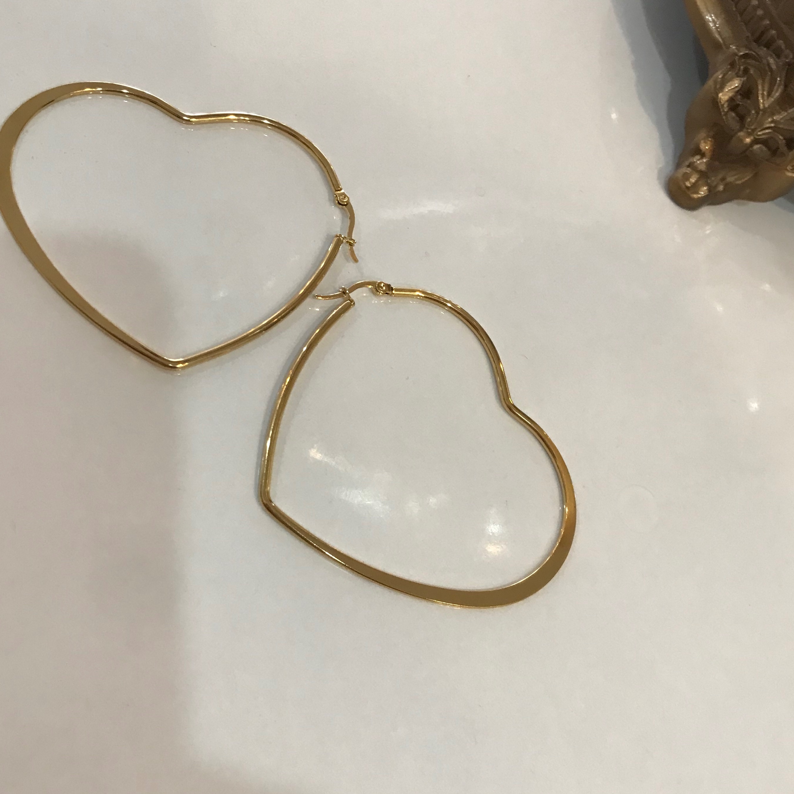 گوشواره بزرگ مجلسی طلایی