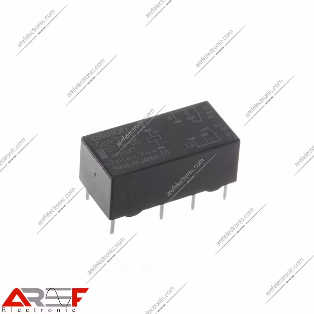 رله امرن مخابراتی مدل G6A-274P-ST15-US دارای 48 ولت و 8 پین - فروشگاه عارف الکترونیک