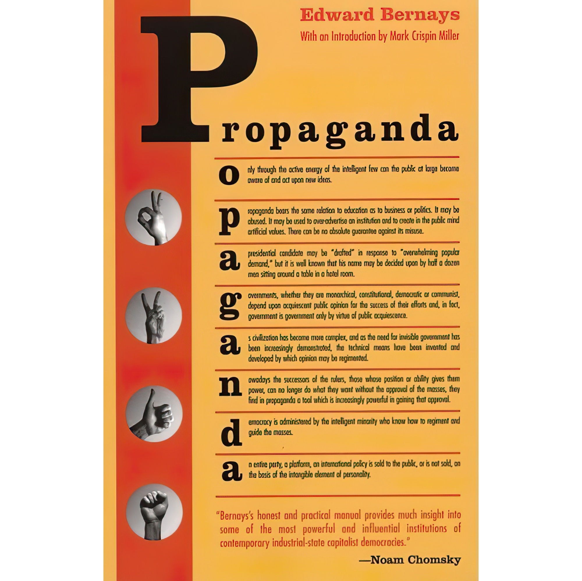کتاب زبان اصلی Propaganda اثر Edward BernaysMark Crispin Miller