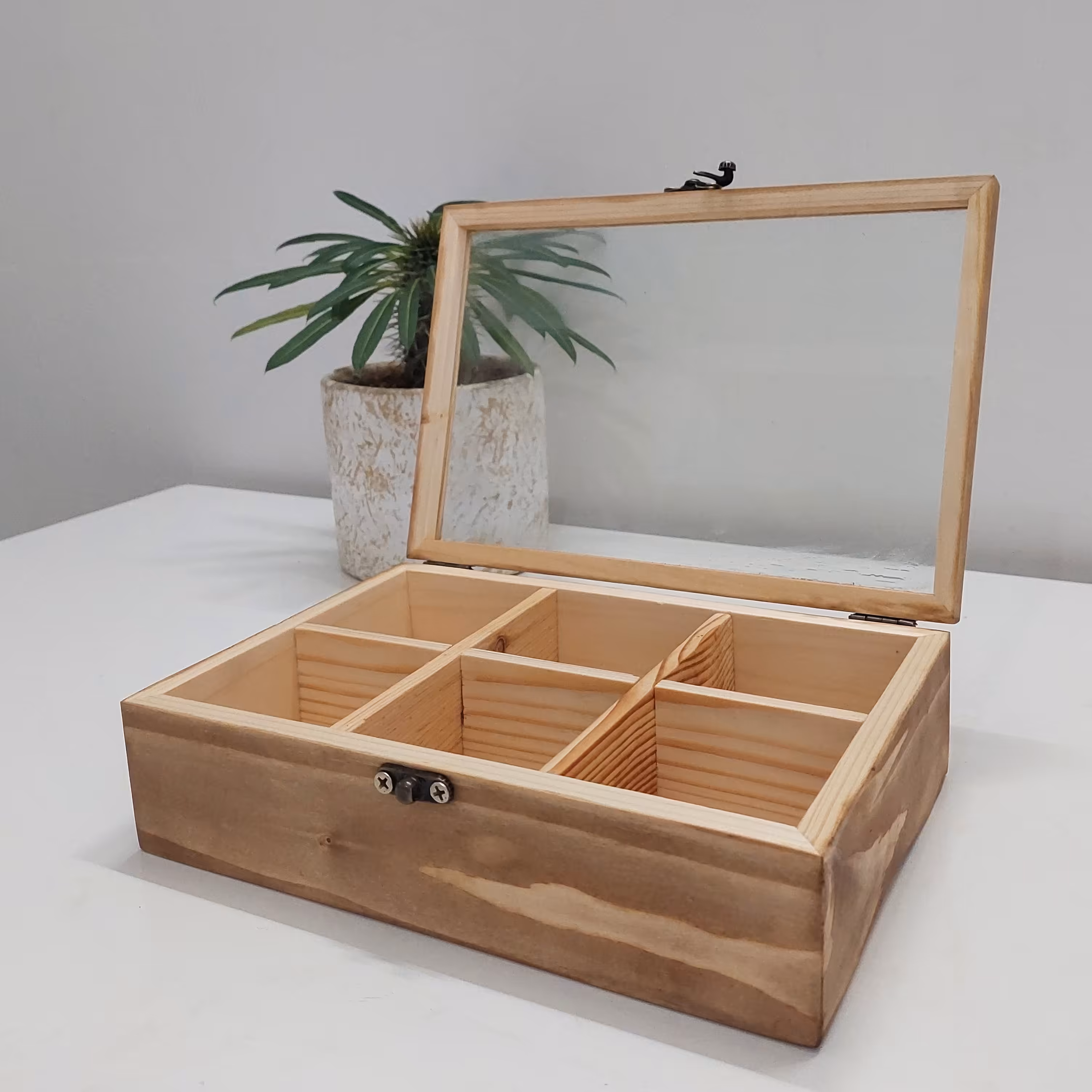 جعبه دمنوش شش خانه ثابت