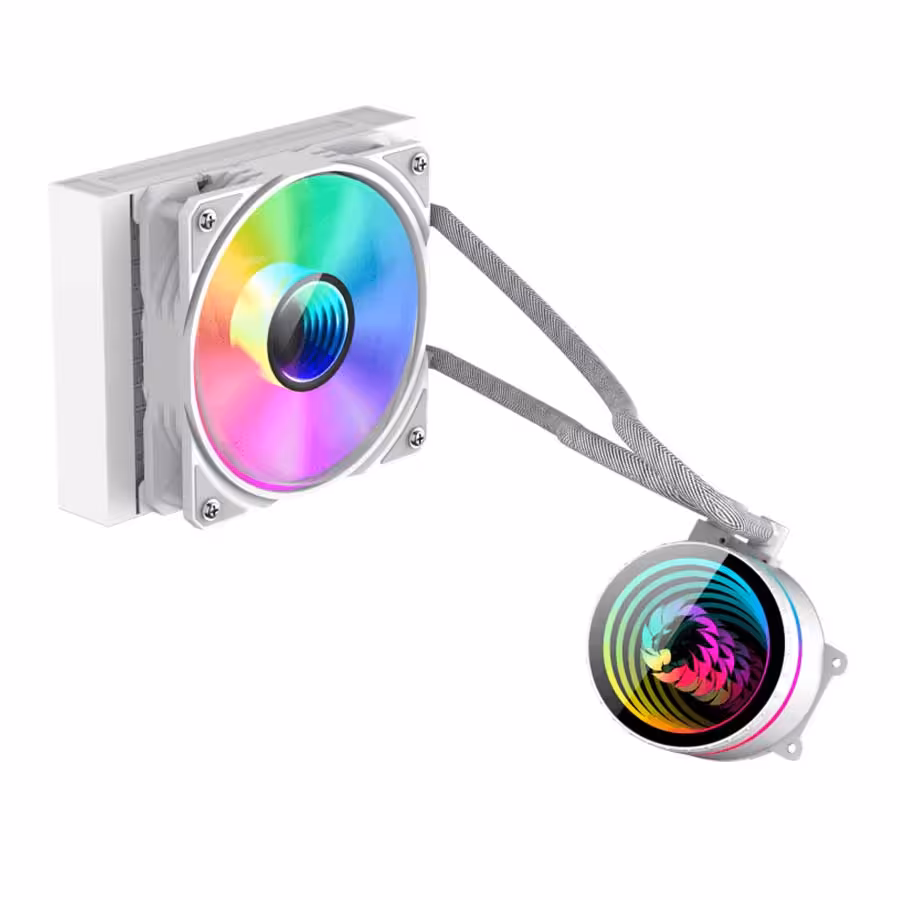 قیمت و خرید خنک کننده مایع پردازنده گیم مکس مدل ICEBURG 120 Infinity White | یاس ارتباط