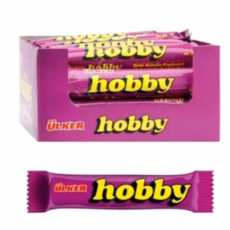 شکلات هوبی مغزدار فندقی 25 گرمی hobby
