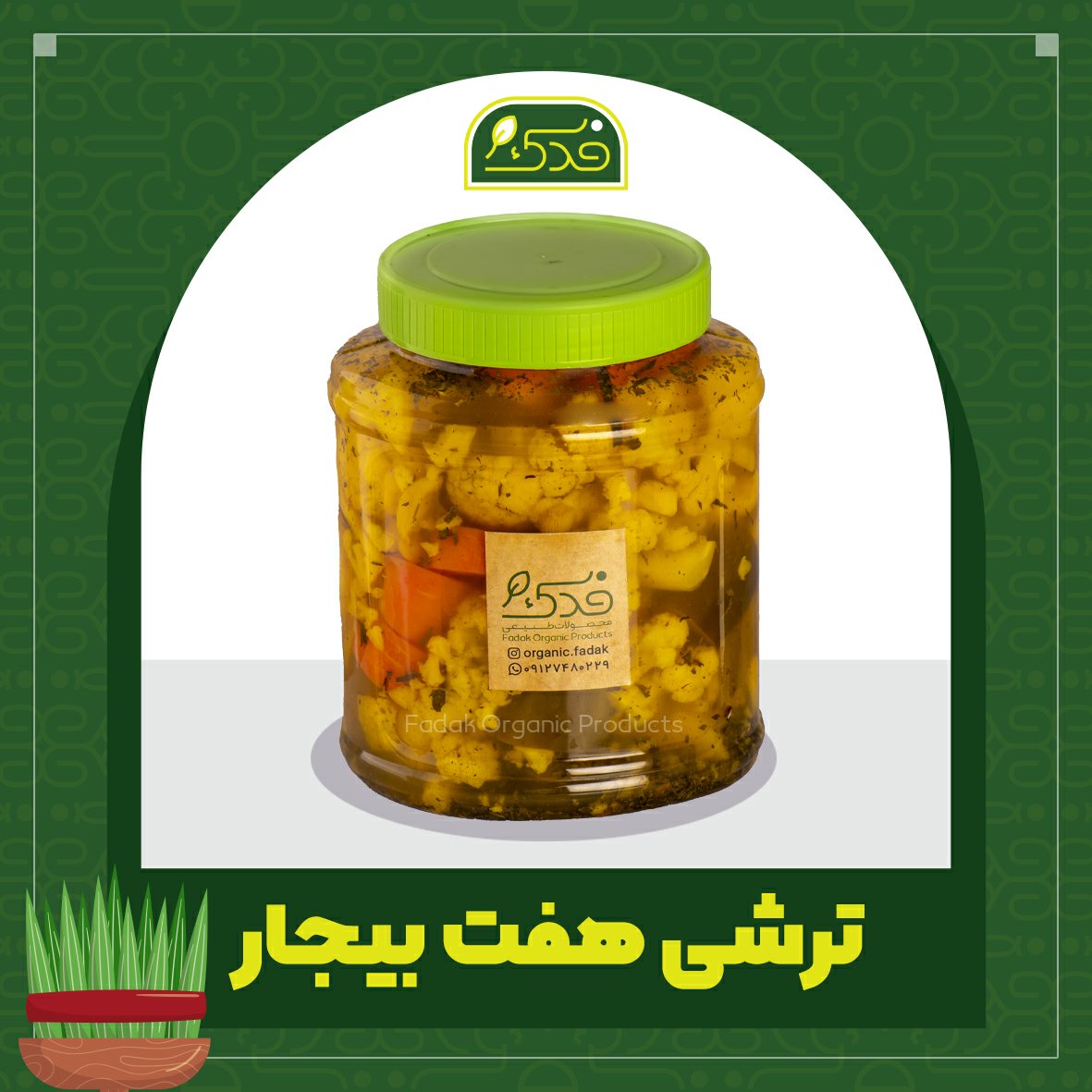 ترشی هفت بیجار 5ستاره فدک