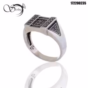 انگشتر سوارسکی نقره لاکچری کد:1645