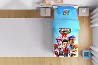 روتختی یک نفره آلوئه ورا لومانا 4تکه طرح Paw patrol