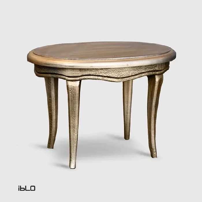 میز عسلی نئوکلاسیک لنا (بژ روشن)