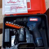 دریل شارژی 16 ولت 2 باطری لیتیومی براشلس المکس با گارانتی 24ماهه 