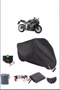 چادر موتورسیکلت مشکی قفل مقاوم در برابر HONDA CBR650FA Breen