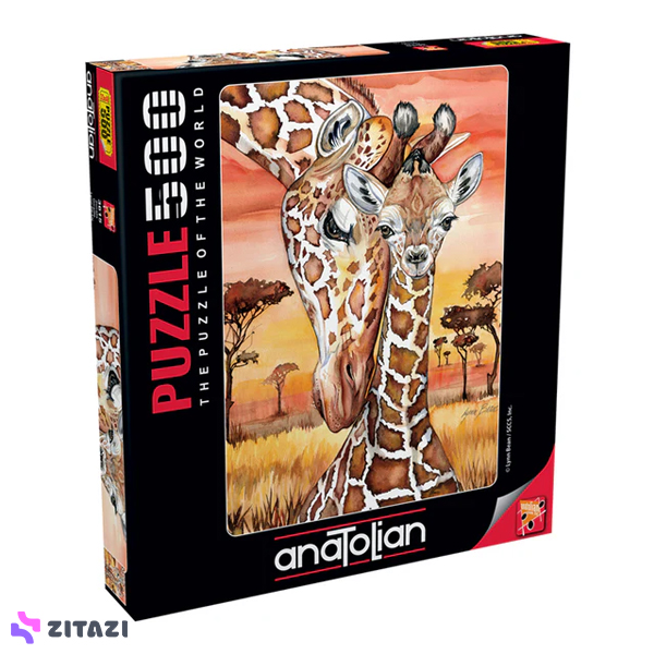پازل 500 تکه آناتولین مدل Giraffe کد 3615