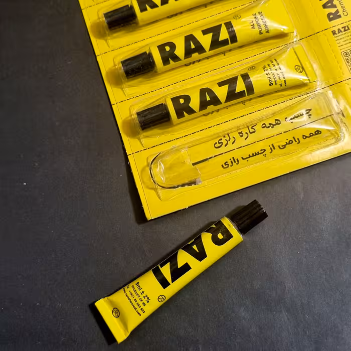 چسب مایع رازی کوچک (ورقه ای)