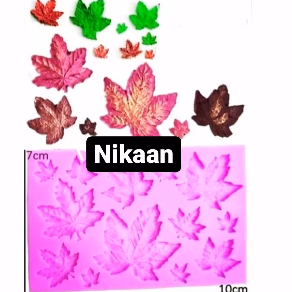 مولد برگ پاییزی با 8 سایز برگ و مدل های مختلف برگ پاییزی برای تزیین کیک های پاییزی