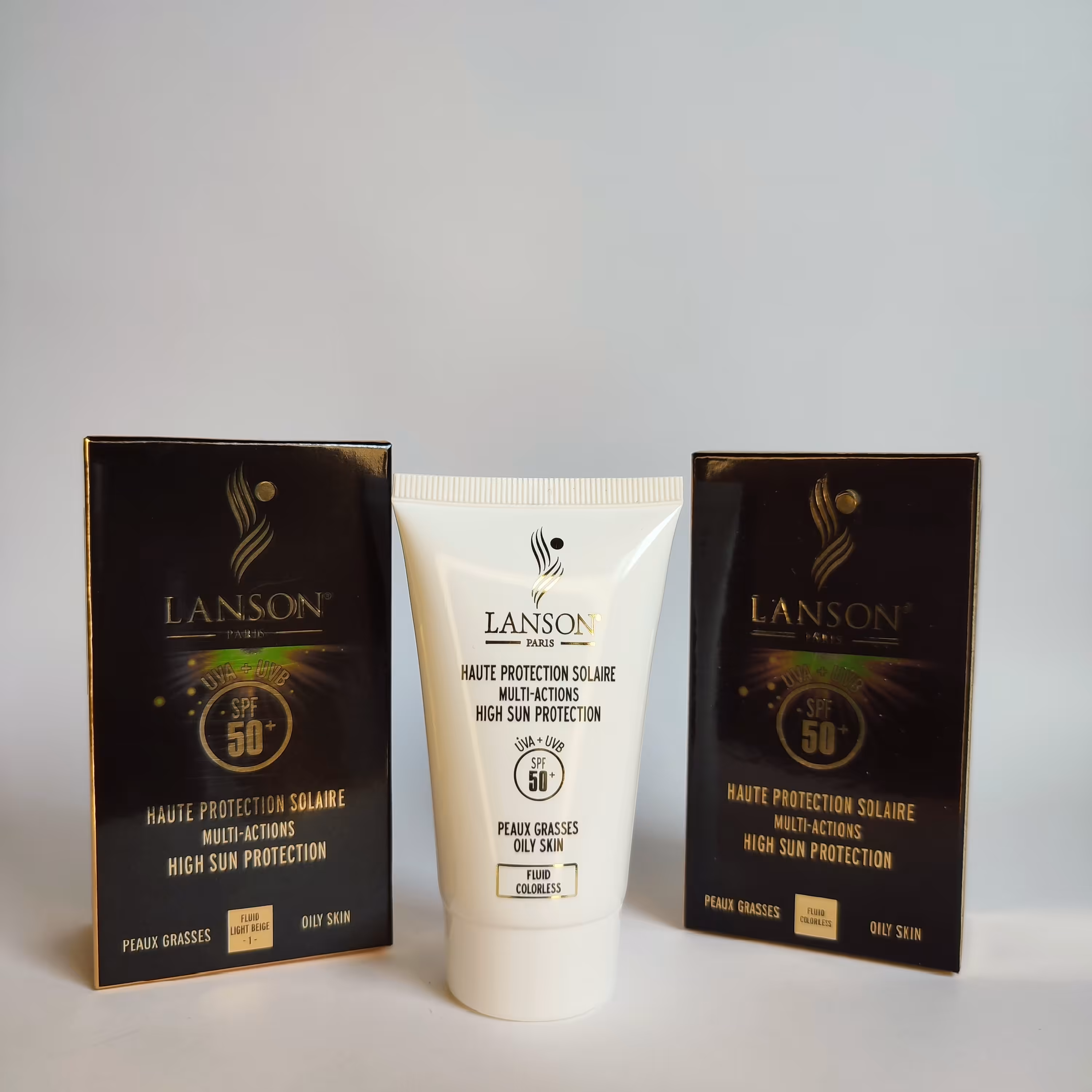 کرم ضد آفتاب لانسون بی رنگ spf 50 با کیفیت ( مخصوص پوست چرب ضدلک و ضدچروک ) 