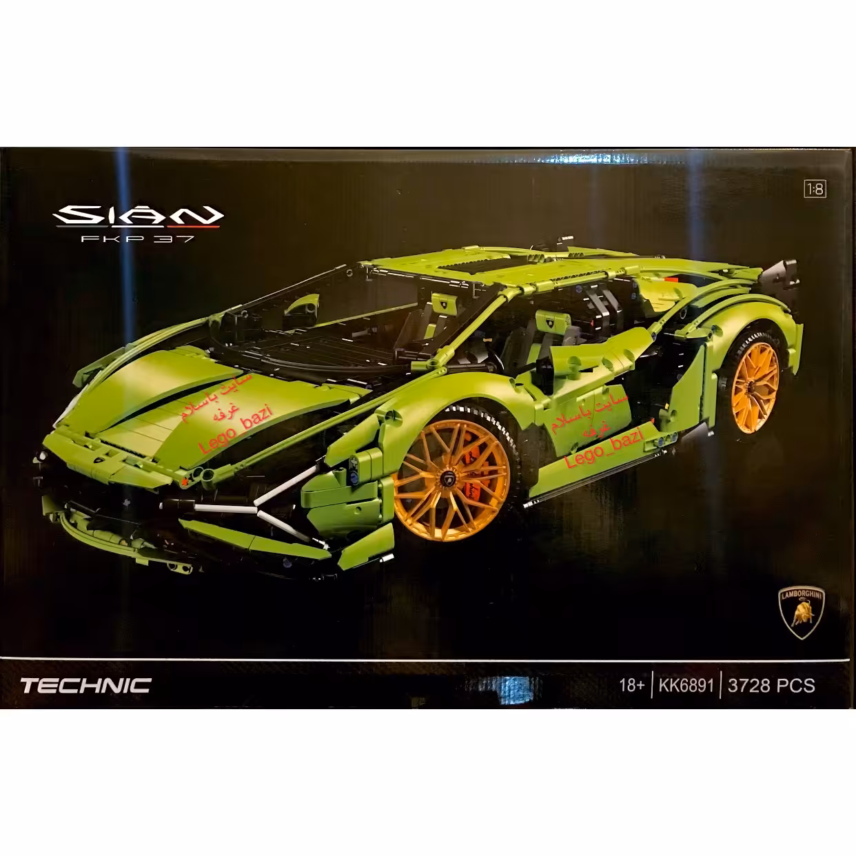 لگو لامبورگینی سری تکنیک برند چینی