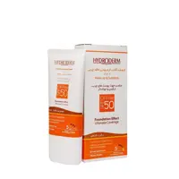 کرم ضد آفتاب کرم پودری فاقد چربی کاراملی هیدرودرم spf50 (لطفاقبل ازسفارش موجودی بگیرید)