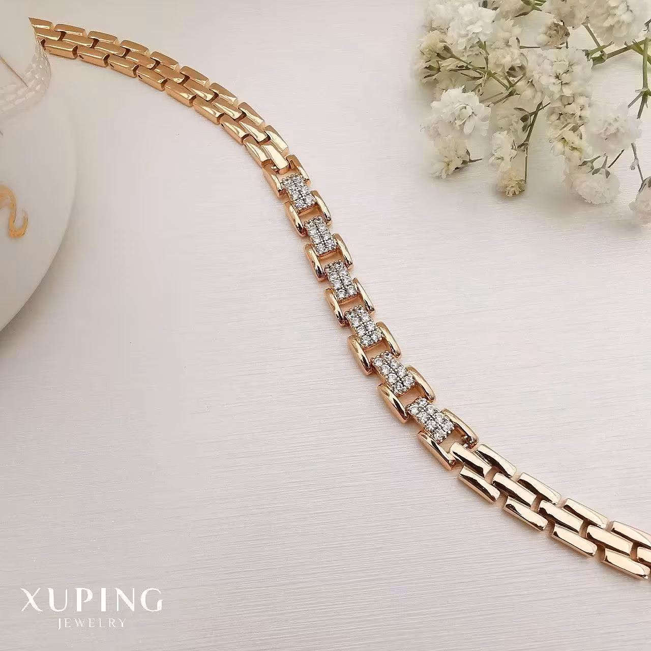 دستبند نگین دار ژوپینگ کد 04