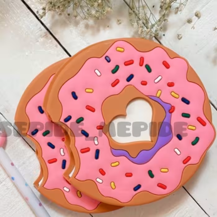 دفترچه دونات قلبی