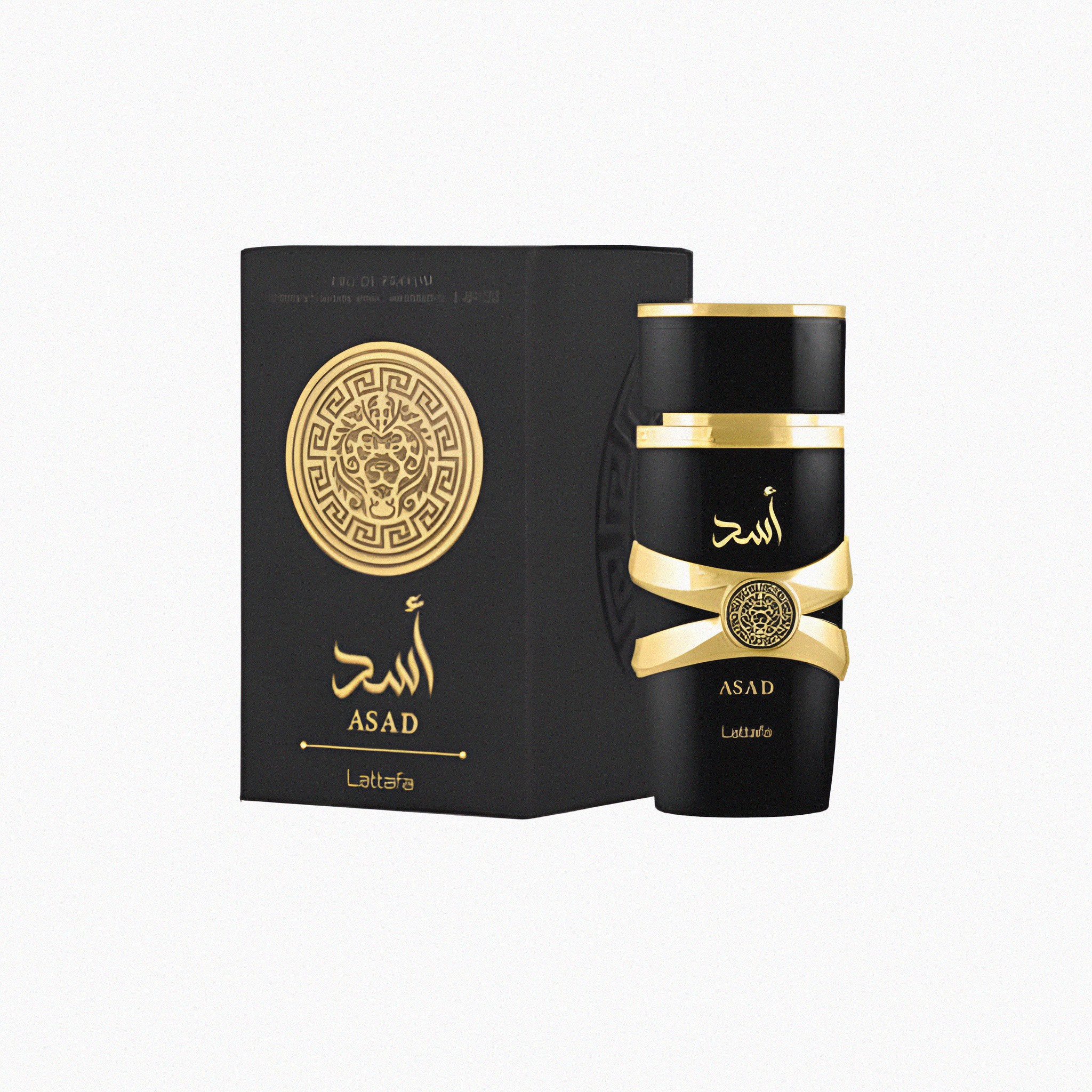 عطر ادکلن اسد، 100 میل، مردانه، رایحه تند تلخ و چوبی، برند لطافه