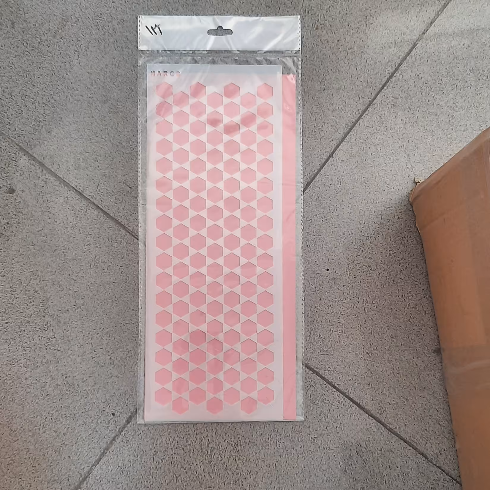 استنسیل نواری شش ضلعی