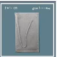 تی بگ نخدار سایز 6در10بسته 1000تایی