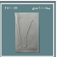 تی بگ نخدار سایز 6در10بسته 1000تایی