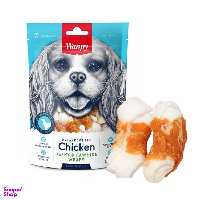 تشویقی سگ ونپی مدل Oven Raosted Chicken Jerky & Rawhide Wraps وزن 100 گرم