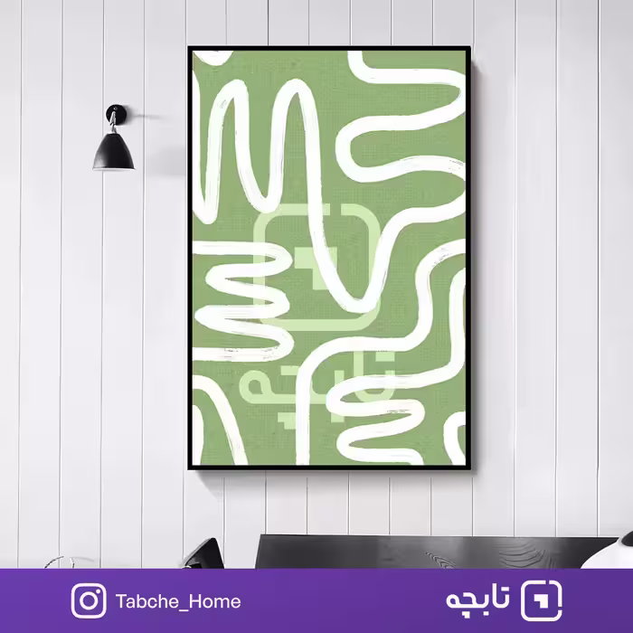 تابلو دیواری قلمرو سبز