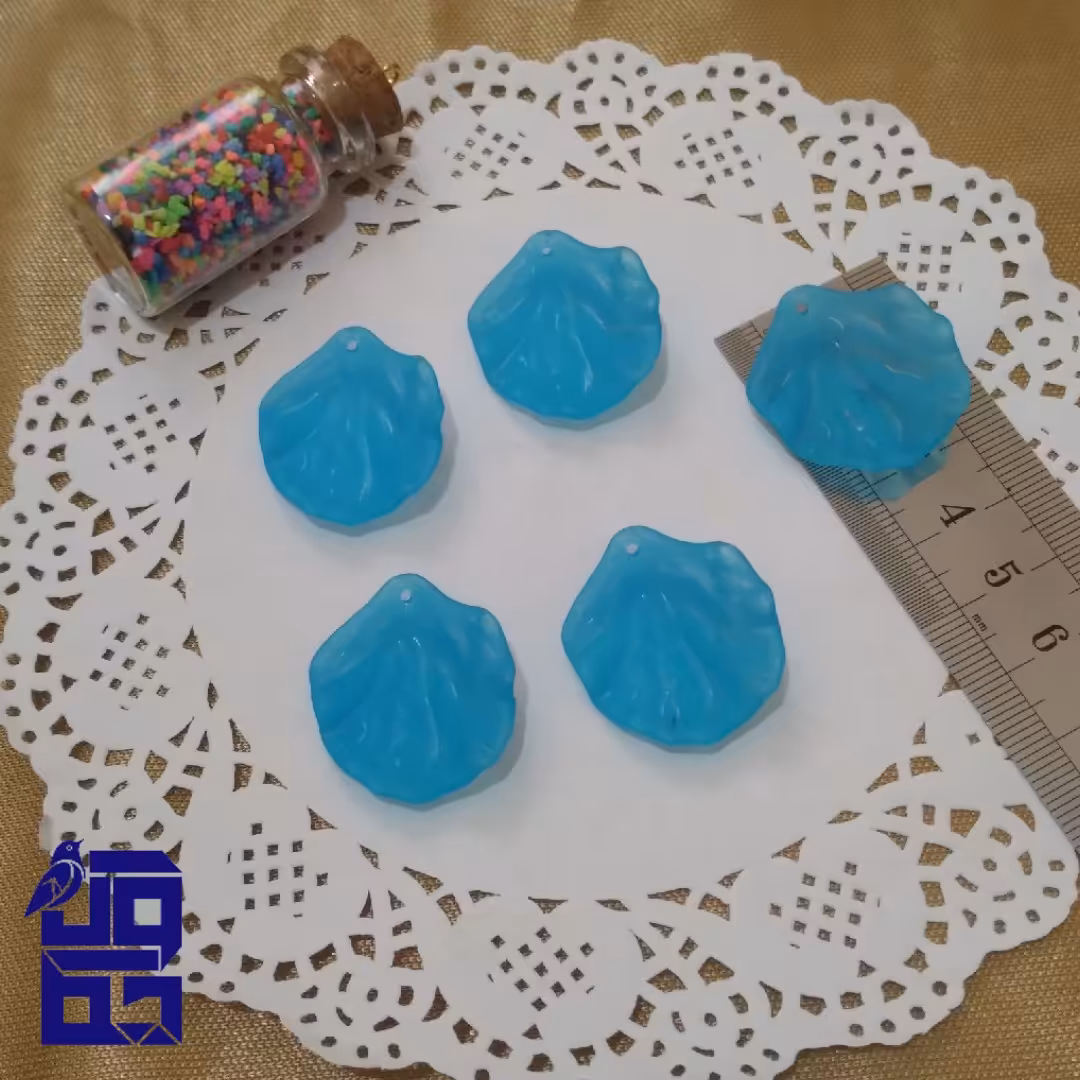 گلبرگ کریستال آبی 3 سانتی پک 6 عددی