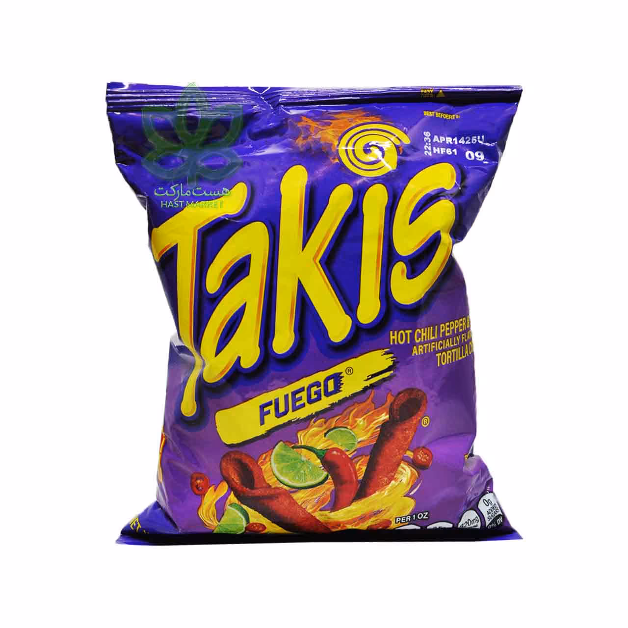 چیپس تاکیس تند لیمو و فلفل 90 گرم - takis