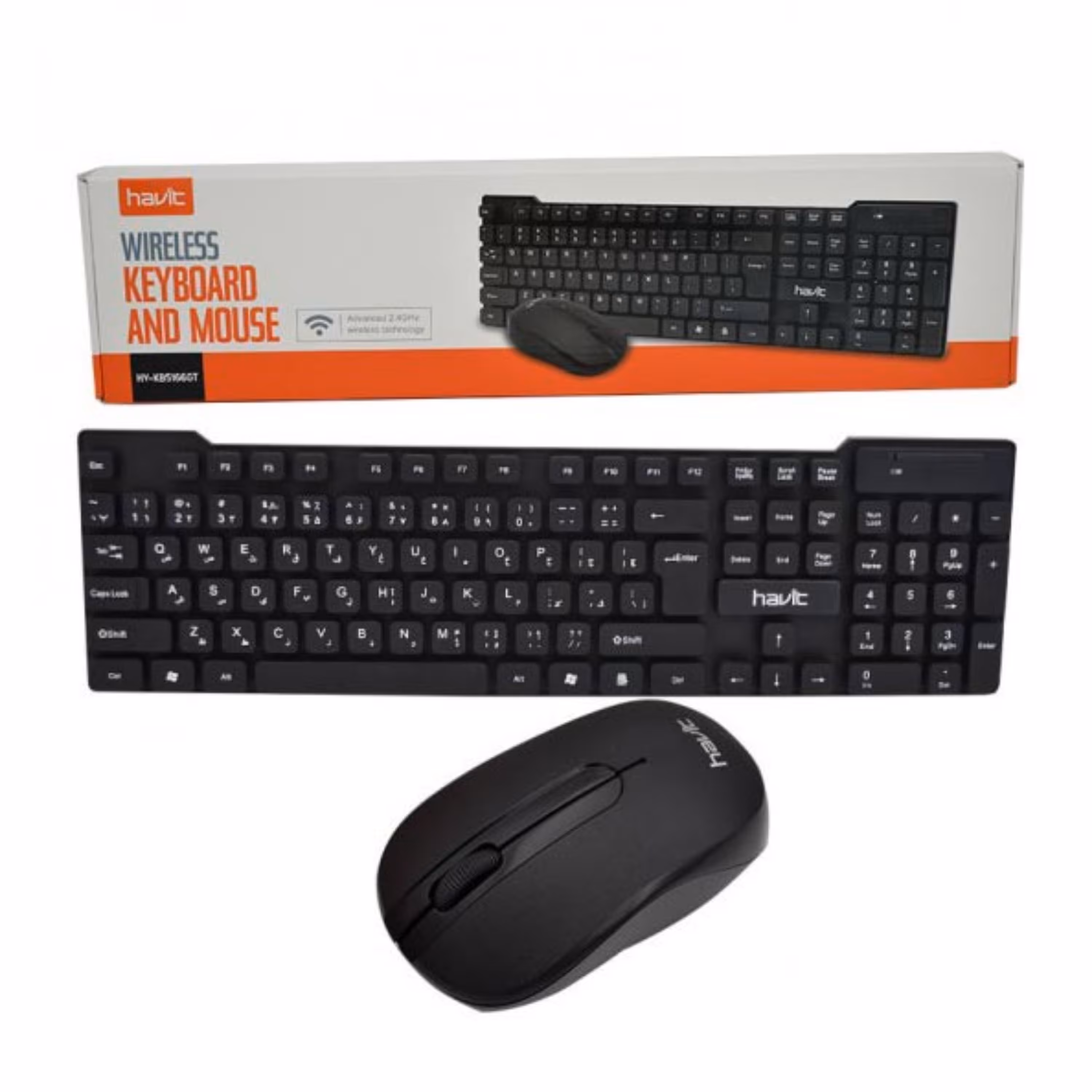 کیبورد و موس بیسیم Havit HV-KB5166GT با گارانتی 12 ماهه