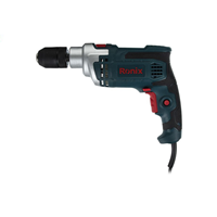 دریل 13 میلی متری چکشی سه نظام اتوماتیک فلزی 750 وات (بدون کیف) رونیکس مدل 2215
