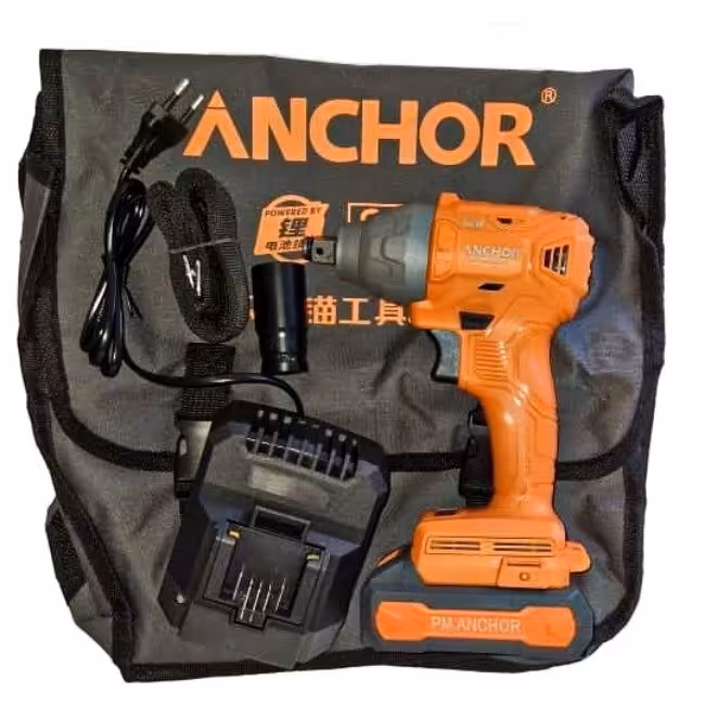 بکس شارژی انکور ،موتور  براشلس با باطری 20 ولت صنعتی (پس کرایه)