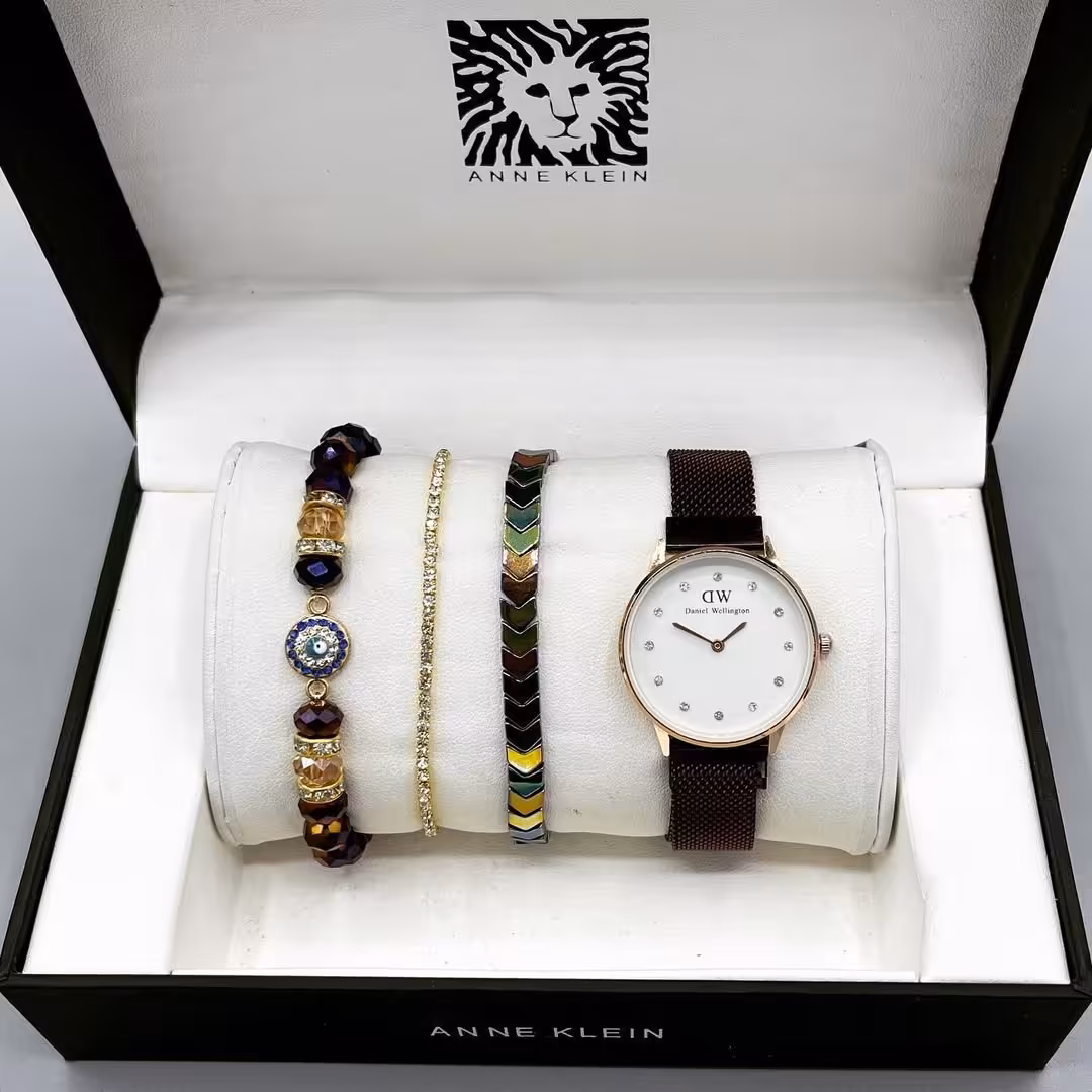 ست ساعت دستبند دنیل ولینگتون جدید مشکی