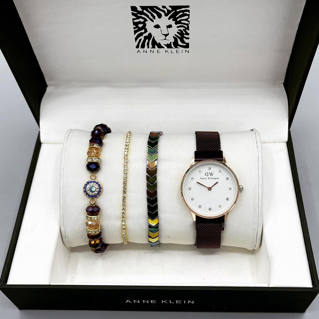 ست ساعت دستبند دنیل ولینگتون جدید مشکی