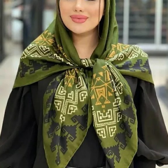 روسری حاشیه دار نخی ارسال رایگان
