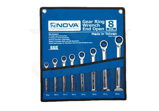 آچار یک سر جغجغه نووا ست 8 عددی ntg1320 nova