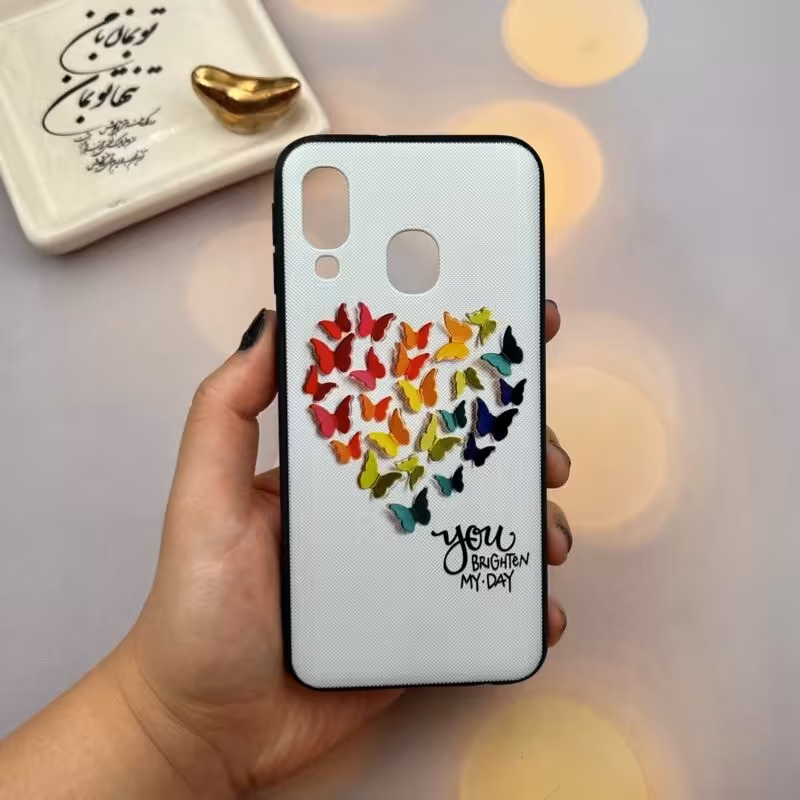 قاب گوشی Galaxy A40 سامسونگ دور ژله ای طرح فانتزی کد 12207