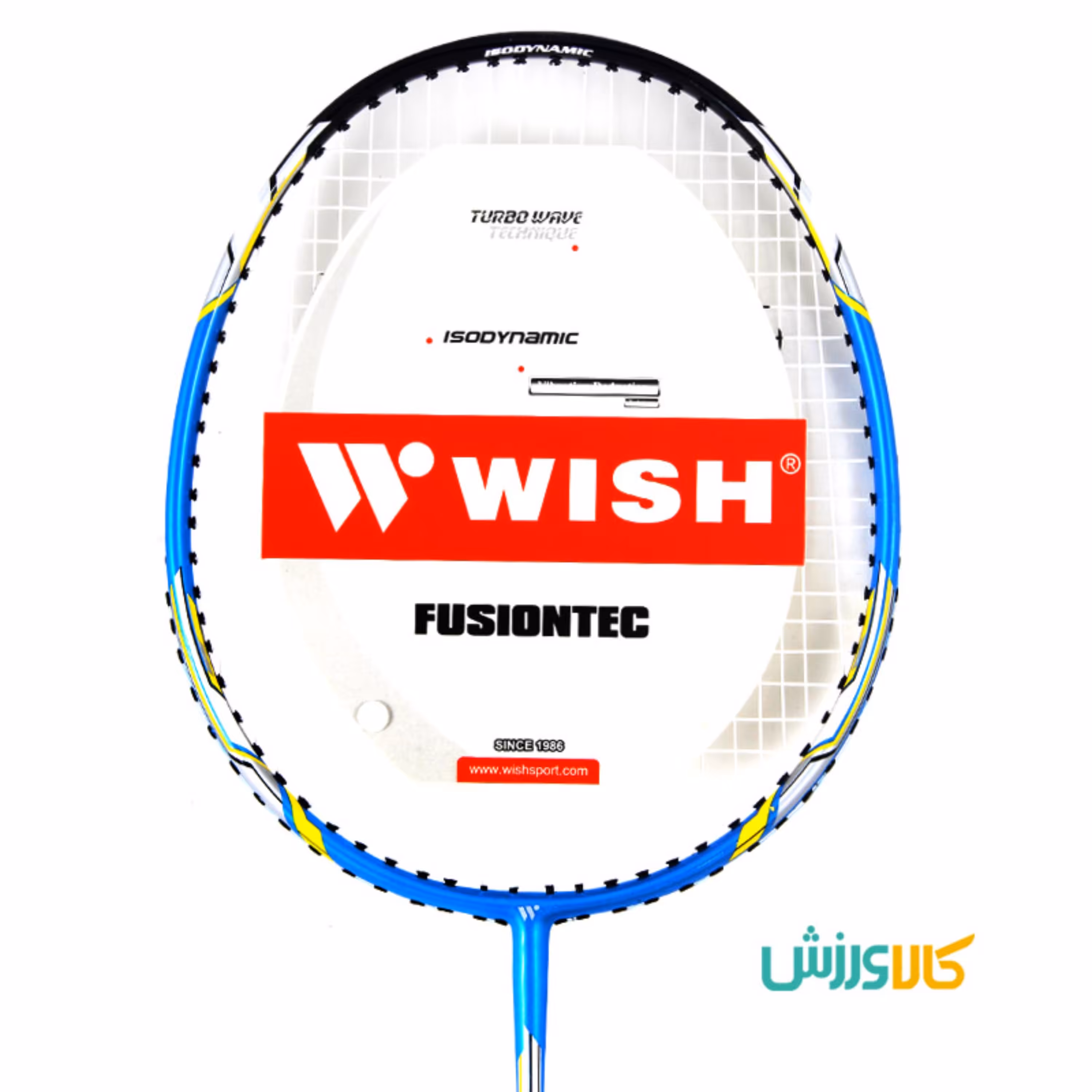 راکت تکی بدمینتون Wish آبی مدل 2000