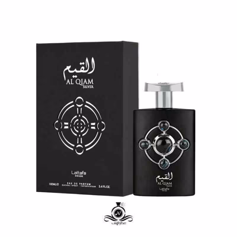 ادکلن مردانه و ادکلن زنانه القیم نقره ایی لطافه Lattafa Pride Al Qiam