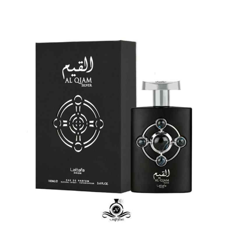 ادکلن مردانه و ادکلن زنانه القیم نقره ایی لطافه Lattafa Pride Al Qiam