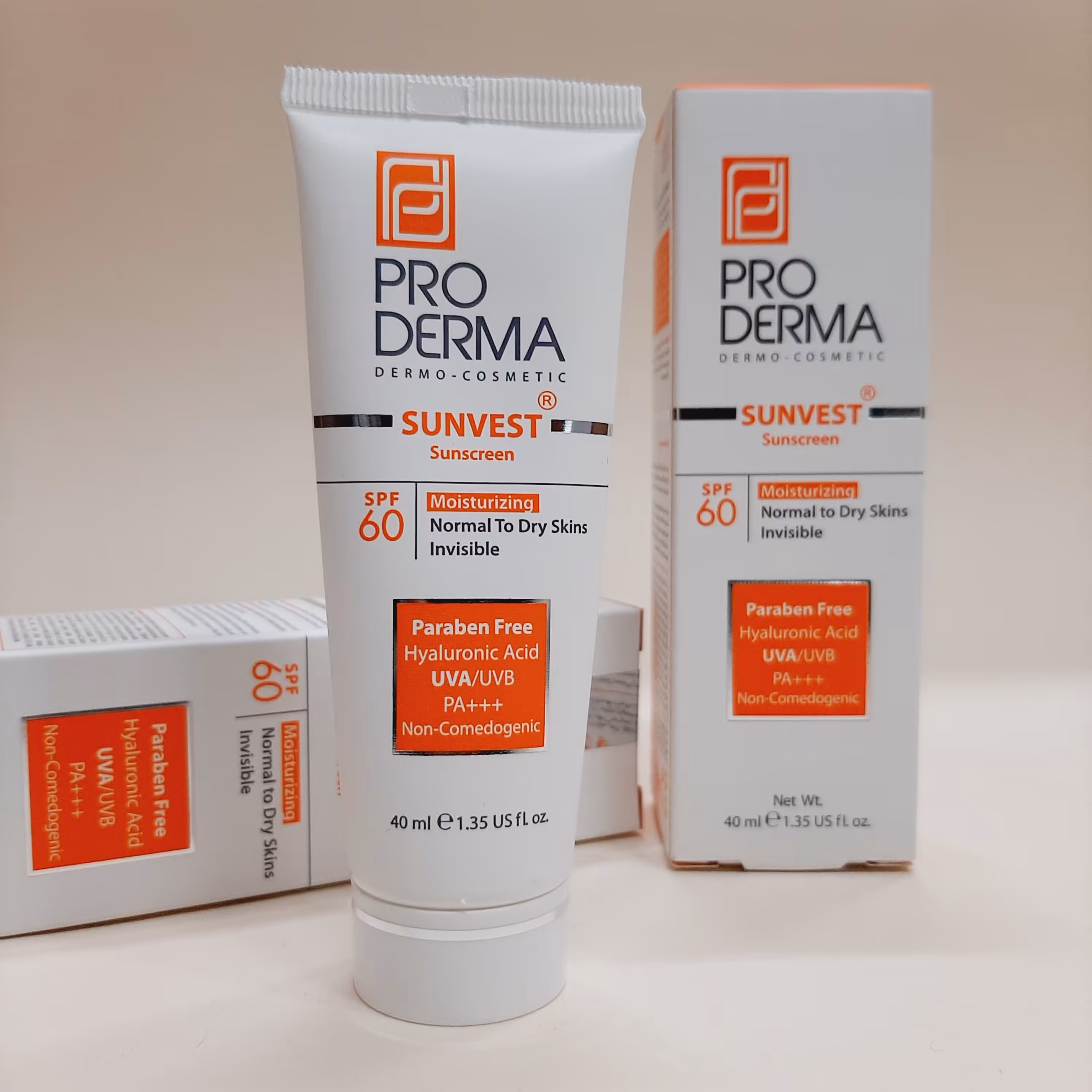 ضدآفتاب بدون رنگ مرطوب کننده پرودرما - SPF 60 