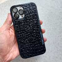 قاب گارد چرم 12 پرو مکس آیفون 12 کاور 12پرو iphone 12 pro طرح پوست ماری