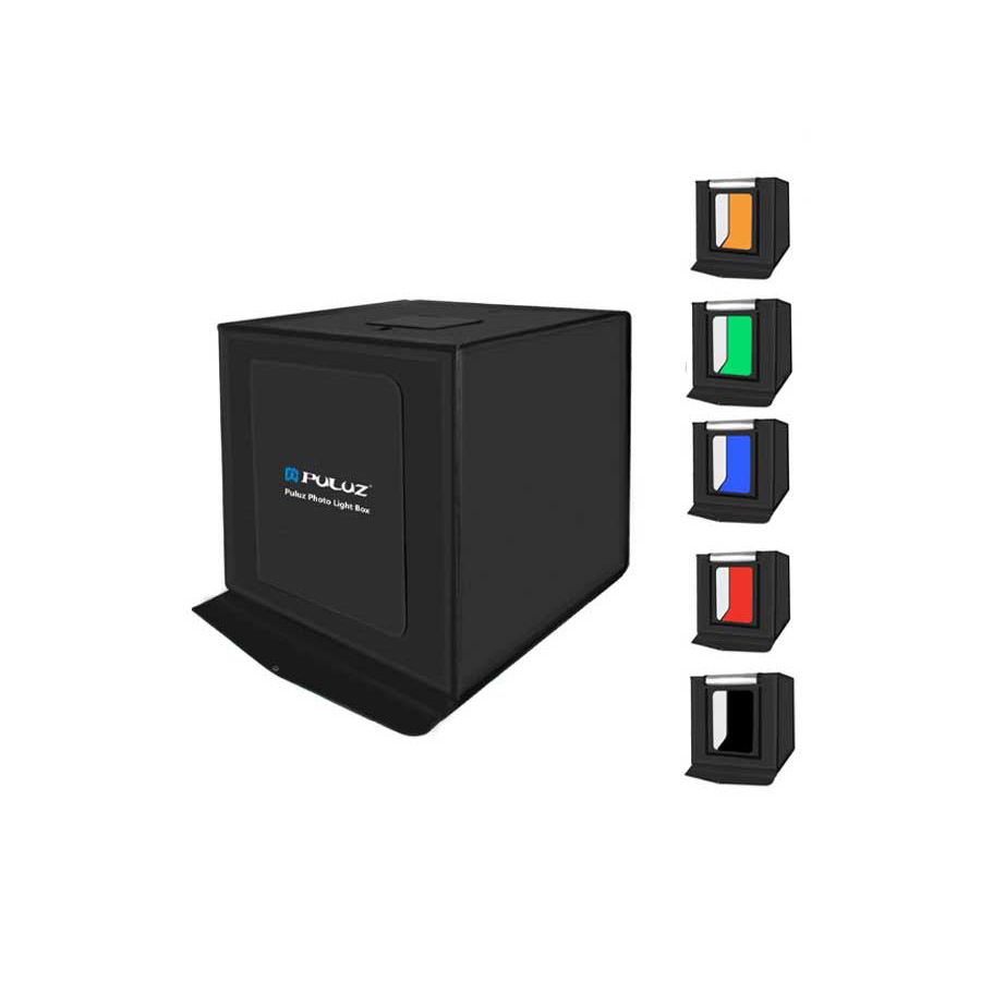 لایت باکس دیمردار دو نور مدل PULUZ سایز 60x60cm