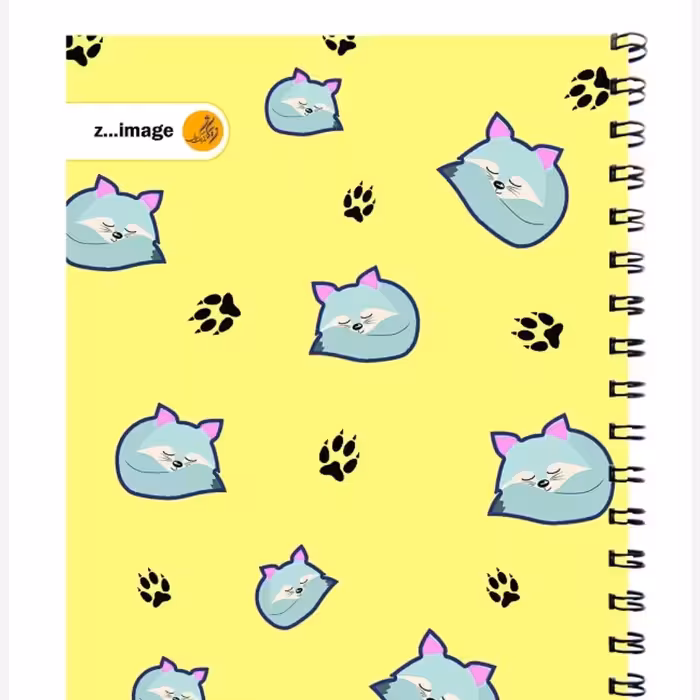 دفتر مقوایی سیمی 50 برگ زیماژ کد 11221