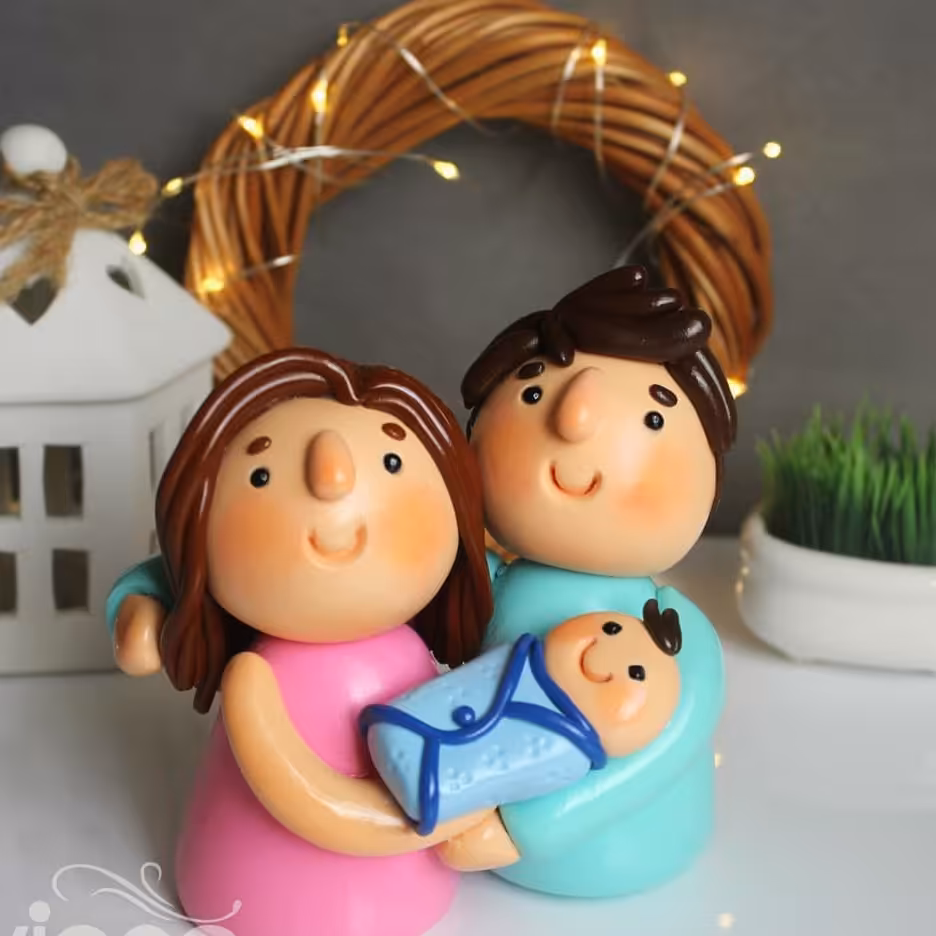 مگنت باتم خانواده.قابل طراحی به تعداد اعضا خانواده وباخصوصیات ظاهری اعضا