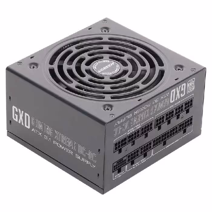 منبع تغذیه کامپیوتر گرین مدل GP1000B-GXD 80 Plus Gold توان 1000 وات