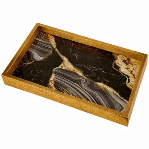 سینی سرو مدل NAPOLI کد WST-3062 رنگ GOLD