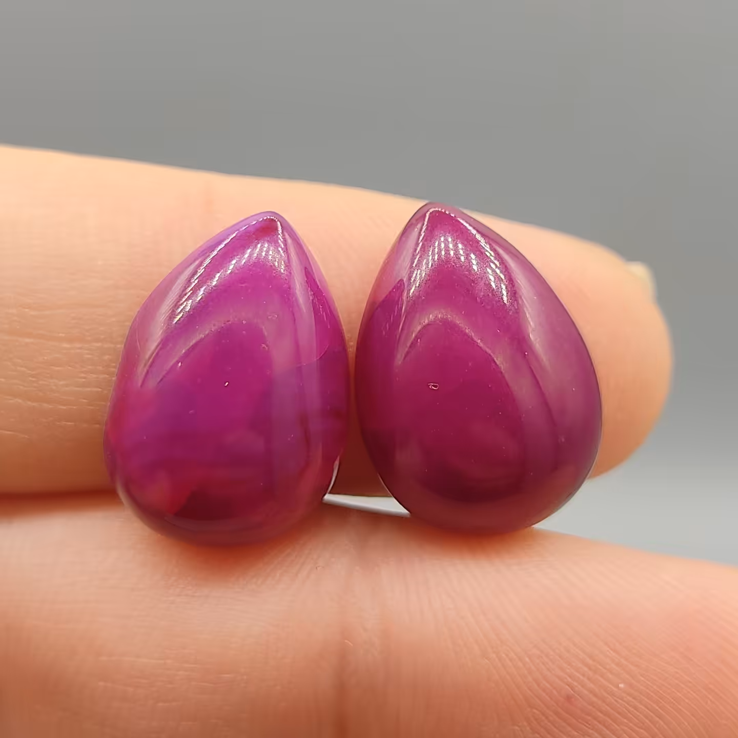 جفت عقیق دراگون اشکی زیبا 