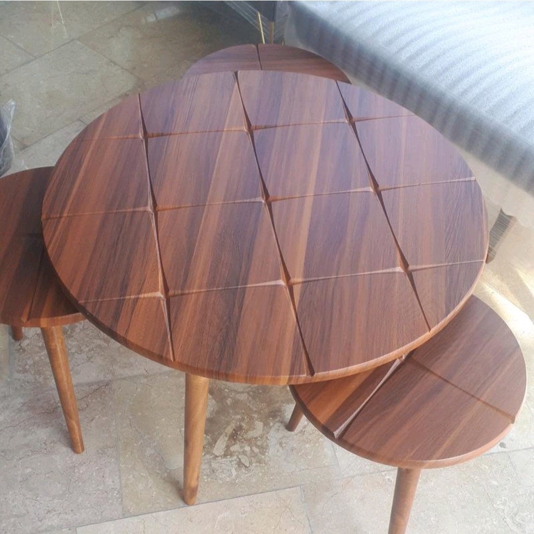میز عسلی فانتزی پایه پیچی