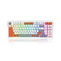 کیبورد گیمینگ با سیم ردراگون مدل Gloria K664WOG-RGB با سوئیچ مکانیکال قرمز